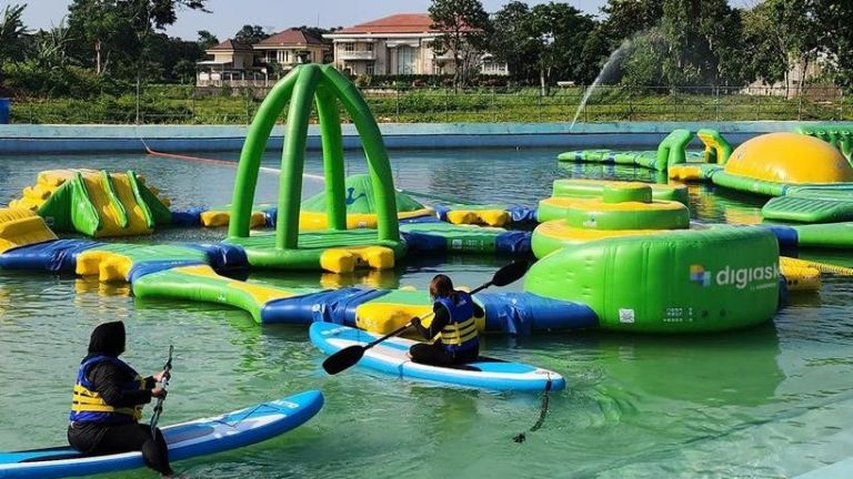 Digiask by Askrindo Beri Perlindungan di Tempat Wisata 'Bogor Aquagame'