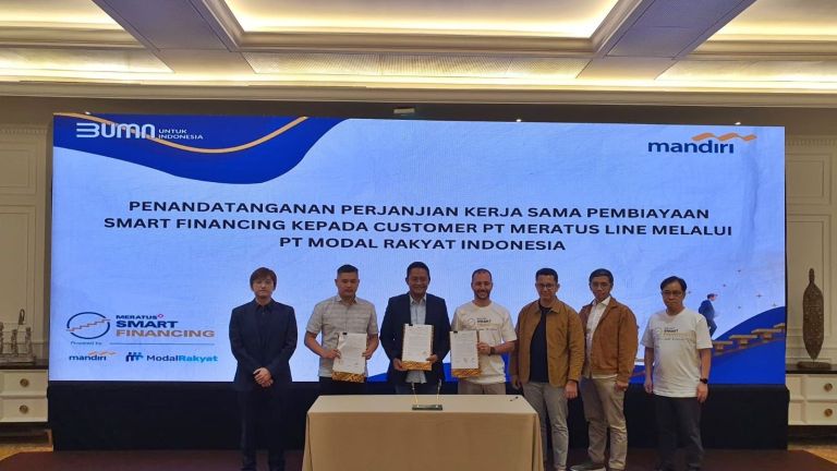 Perkuat Sektor Logistik, Bank Mandiri-Modal Rakyat Luncurkan Smart Financing bagi UKM di Ekosistem Meratus Group