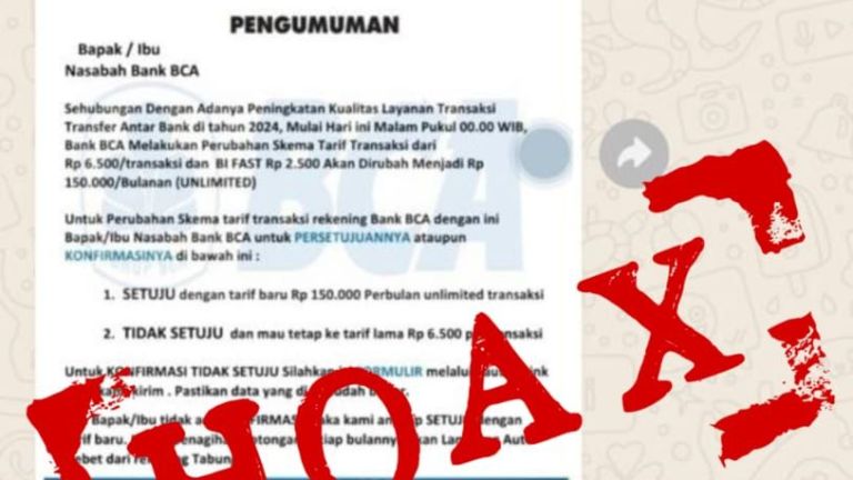 Hati-hati Termakan Hoaks! BCA Klarifikasi Info Perubahan Tarif Transfer Antarbank