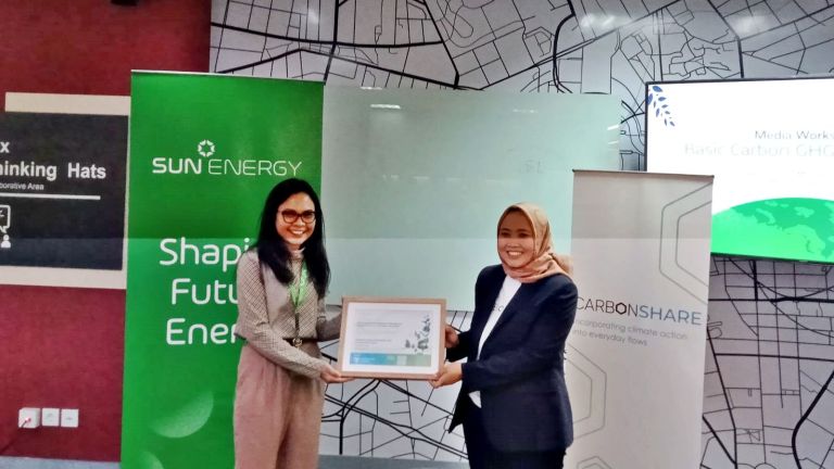 Dukung Dekarbonisasi, SUN Energy dan Carbonshare Gelar Workshop Perhitungan Emisi Gas Rumah Kaca