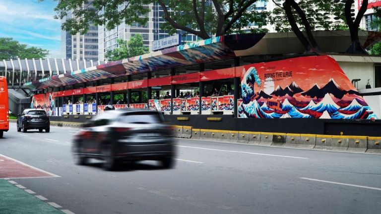 City Vision Sulap Halte BRT di Jakarta Jadi Immersive Experience