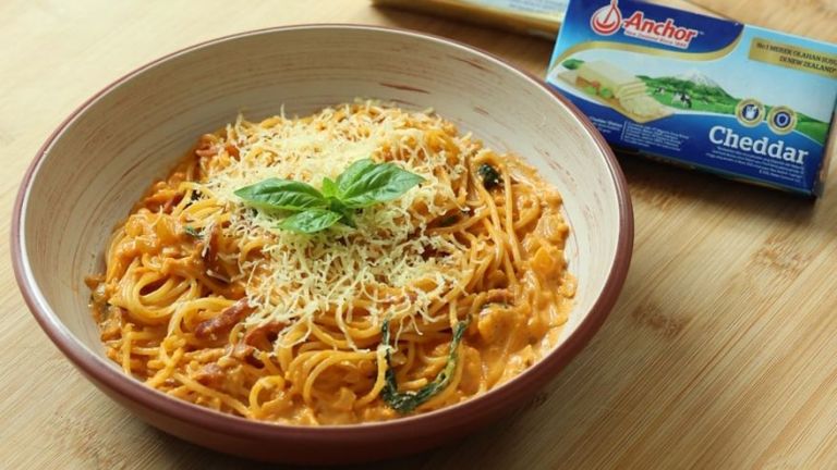 Yummy!! Intip Resep Cheesy Rose Spaghetti untuk Sahur dan Berbuka Puasa Hari Ini