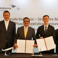 Perkuat Bisnis Aviasi di Kawasan Asia Tenggara, Garuda Indonesia-Singapore Airlines Perluas Kerja Sama Komersial