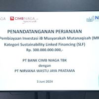 Kerja Sama CIMB Niaga-NWP Property dalam Pembiayaan Syariah Pertama Berbasis Sustainability-Linked