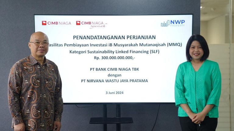 Kerja Sama CIMB Niaga-NWP Property dalam Pembiayaan Syariah Pertama Berbasis Sustainability-Linked