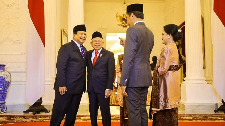 Wapres Ma’ruf: Semboyan Prabowo Itu Melanjutkan, Semoga Dia Tak Memulai dari Nol Lagi