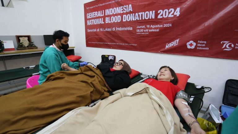 HUT ke-16, Generali Bareng PMI Gelar Donor Darah di 16 Titik Kota se-Indonesia