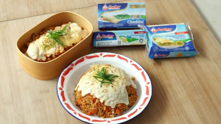 15 Menit Jadi! Yuk Intip Resep Praktis Nasi Goreng Saus Keju, Bisa Jadi Ide Bekal Sekolah Si Kecil