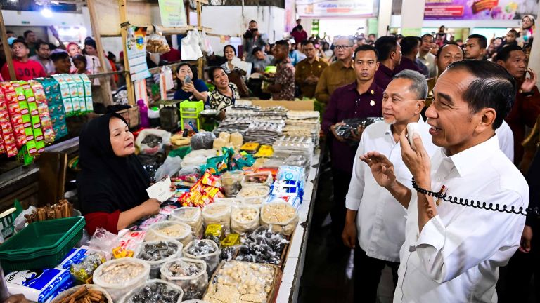 Di Pasar Deli Serdang, Presiden Jokowi Kembali Sampaikan Permintaan Maaf