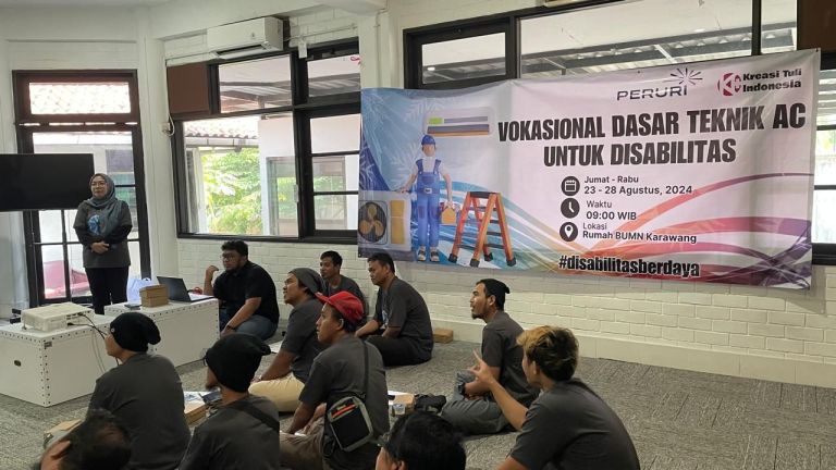 Dukung Pertumbuhan Ekonomi Inklusif, PERURI Gelar Pelatihan Vokasional bagi Penyandang Disabilitas