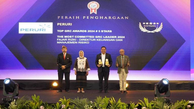 PERURI Sabet Penghargaan Ganda di Top GRC Award 2024