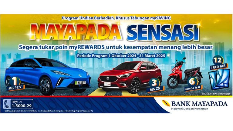 Wujud Apresiasi Nasabah Setia, Bank Mayapada Luncurkan Undian Mayapada Sensasi