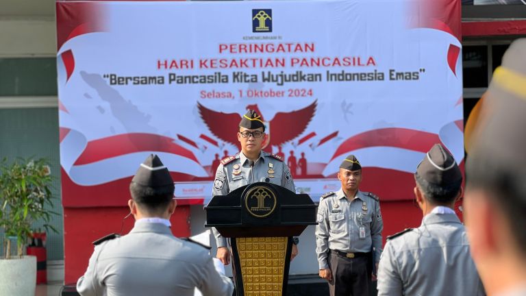 Rutan Salemba Gelar Upacara Peringatan Hari Kesaktian Pancasila