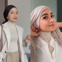 Inspirasi Gaya Modest Wear dengan Manset AIRism Sleeveless UNIQLO ala Influencer Hijab