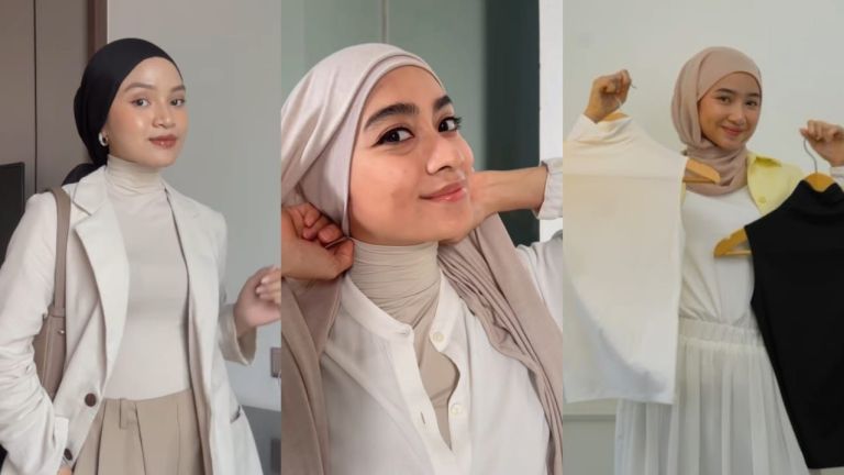 Inspirasi Gaya Modest Wear dengan Manset AIRism Sleeveless UNIQLO ala Influencer Hijab