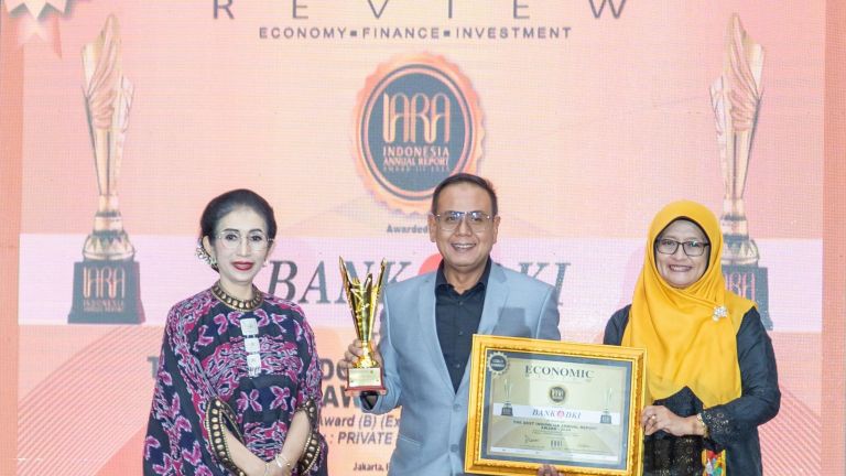 Bank DKI Raih The Best Indonesia Annual Report Award 2024