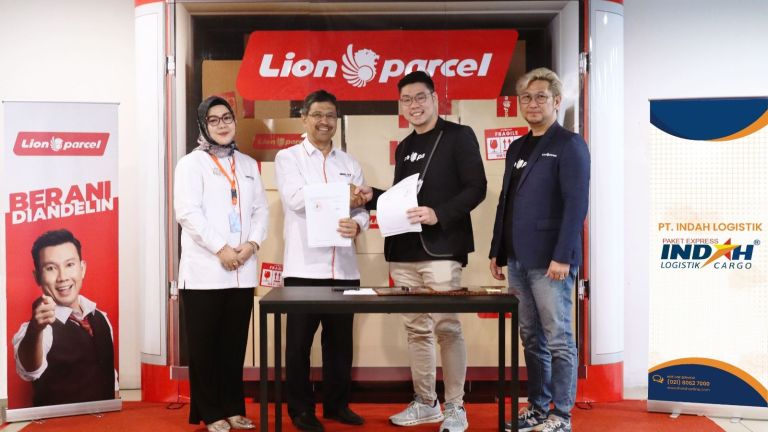 Perkuat Infrastruktur Pengiriman, Lion Parcel dan Indah Logistik Jalin Kerja Sama Strategis