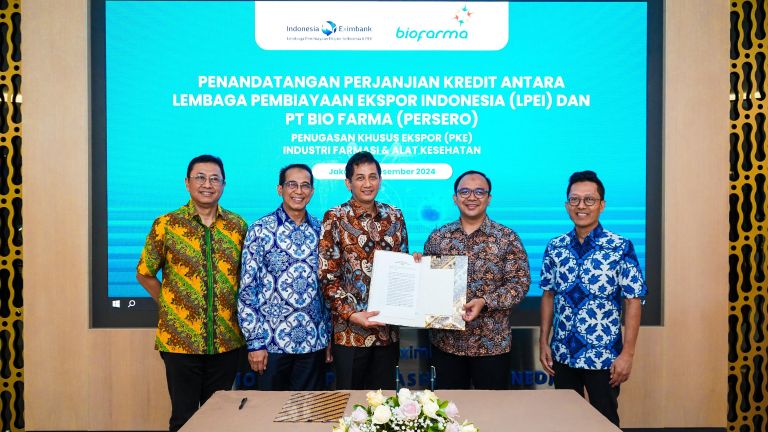 Bio Farma Kantongi Kredit Modal Kerja Rp300 Miliar dari LPEI