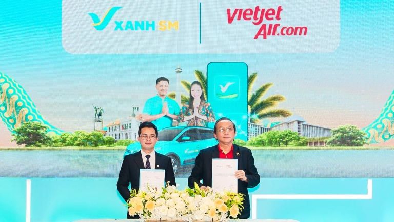 Kerja Sama Vietjet dan Xanh SM Dukung Transportasi Hijau dan Pariwisata di Vietnam dan Indonesia