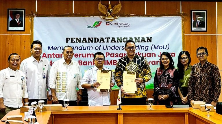 Kolaborasi CIMB Niaga Syariah dan Perumda Pasar Pakuan Jaya Kembangkan Ekosistem Digital Pasar