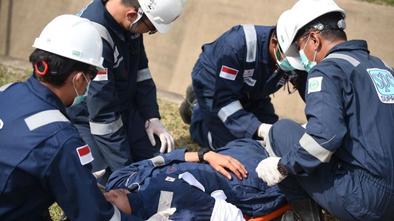 Peringati K3 Nasional, SKK Migas-PetroChina Sukses Gelar First Aid Competition