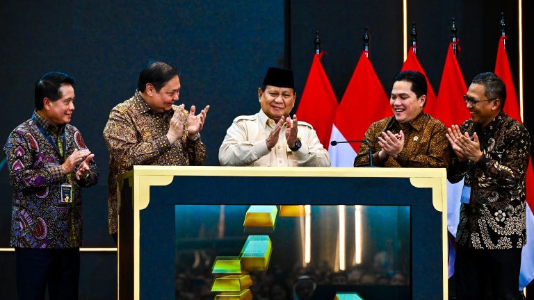 Resmikan Layanan Bank Emas Pegadaian, Prabowo: Buka 1,8 Juta Lowongan Kerja Baru