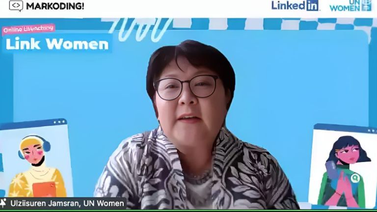 Peluncuran Link Women, Ulziisuren Jamsran: Transformasi Inklusif Dimulai dari Perempuan
