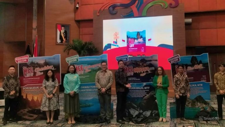Gandeng Kementerian Pariwisata, Meg Cheese Ikut Perkenalkan Destinasi Wisata Indonesia Lewat Kemasan Spesial Keju Slice