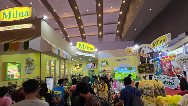 Booth Milna Meriahkan Pekan Raya Jakarta (PRJ) 2025