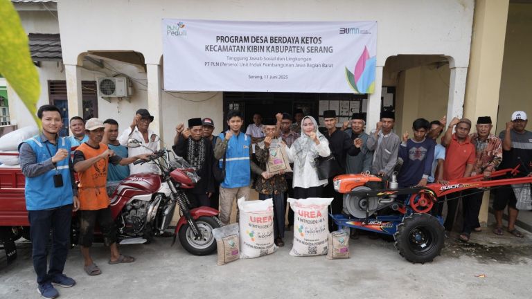 PLN UIP JBB Dorong Desa Ketos Berdaya: Pertanian Maju, Lingkungan Terjaga