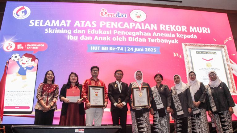 IBI Pecahkan Rekor MURI Bersama eNutri dalam Skrining Anemia Terbesar di Indonesia