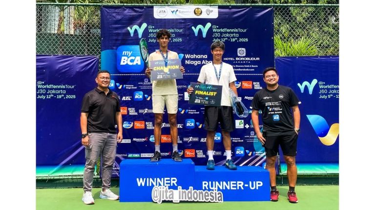 Jakarta International Tennis Academy Sukses Gelar Final ITF JITA Cup Series I J60