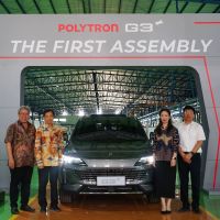 Polytron Akselerasi Produksi Mobil Listrik Polytron G3+ dan G3 di Fasilitas PT HIM
