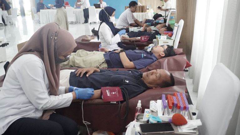 Wujud Nyata Kepedulian dan Solidaritas, PLN UIP JBB Gelar Donor Darah