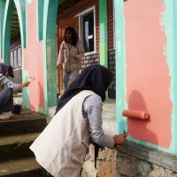 Dukung Program KKN-PPM UGM, Pacific Paint Warnai Ruang Publik dengan 4.000 Liter Cat