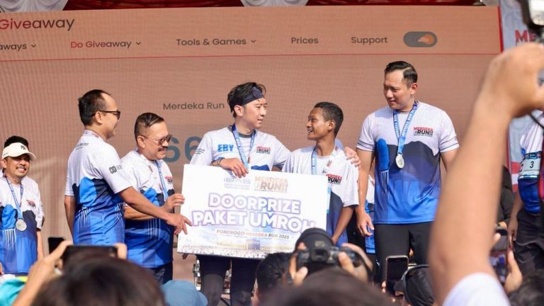 Ibas Semarakkan Merdeka Run Ponorogo 2025, Kobarkan Semangat Detak Semangat Jiwa Sehat Merdeka Berlari