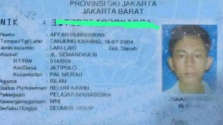 Mengenal Affan Kurniawan, Ojol Tulang Punggung Keluarga yang Tewas Dilindas Kendaraan Taktis Brimob