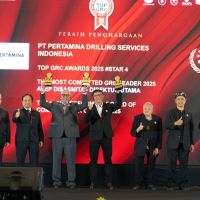 Bukti Jaga Tata Kelola, Pertamina Drilling Brorong 3 Penghargaan TOP GRC Awards 2025