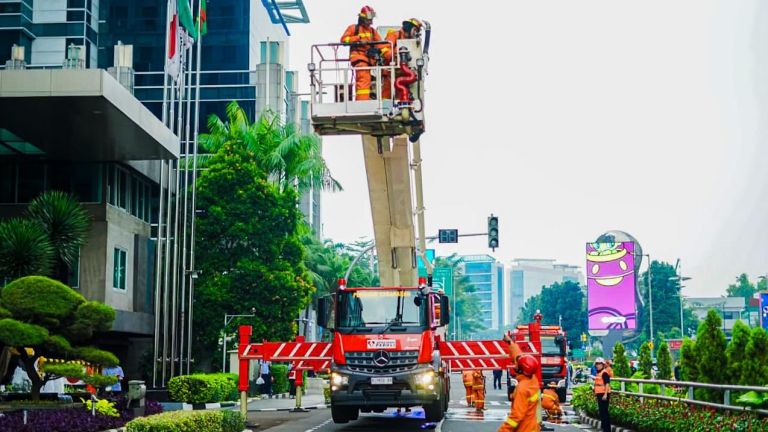 Bersama Artha Graha Peduli, Buanagraha Arthaprima Gelar Simulasi Evakuasi Gedung