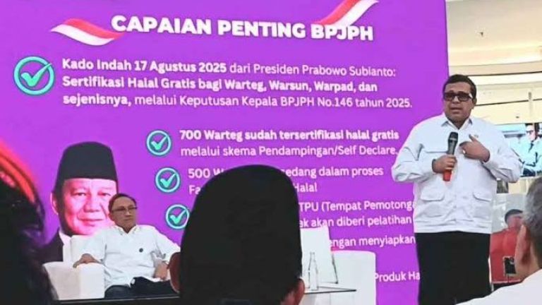 Kado Presiden Prabowo Sejuta Sertifikat Halal Gratis, Babe Haikal Minta Warteg Manfaatkan Kuota Tersedia