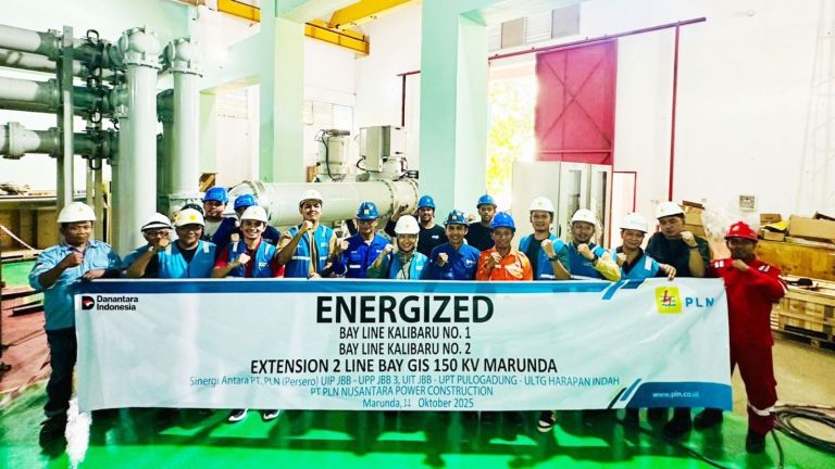 Perkuat Keandalan Listrik di Jakarta Utara, PLN Sukses Energize Dua Bay Line GIS 150 kV Marunda