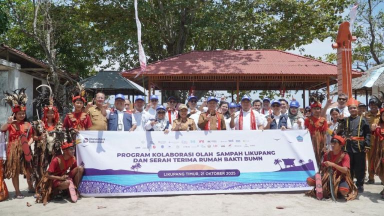 Lewat Program Olah Sampah di Likupang, PERURI Wujudkan Komitmen Hijau Lewat Kolaborasi 28 BUMN