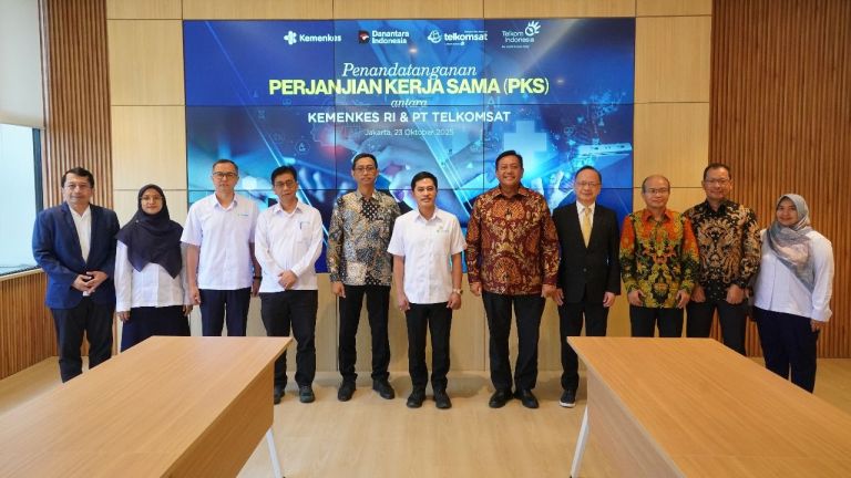 Telkomsat dan Kemenkes Jalin Kerja Sama, Dorong Pemerataan dan Digitalisasi Layanan Kesehatan Berbasis AI