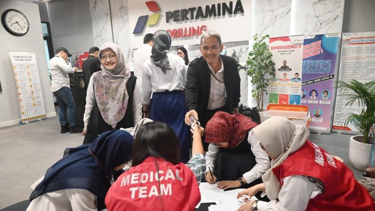 Peduli Kesehatan dan Keselamatan Pekerja, Pertamina Drilling Gelar Sidak Tes Urin