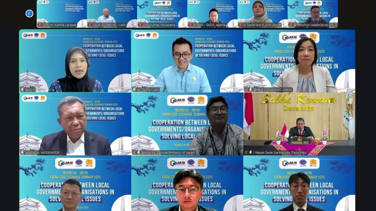 LAN dan J.CLAIR Perkuat Kolaborasi Daerah Hadapi Krisis Iklim Global