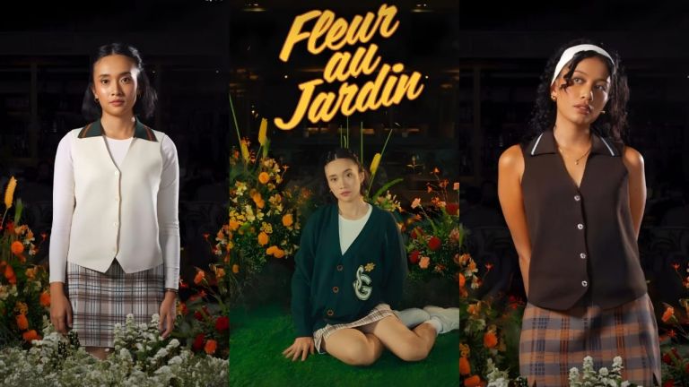 Fleur au Jardin, Harmoni Elegansi Knit Berpadu Sentuhan Floral Kolaborasi Noir Sur Blanc x Social Garden