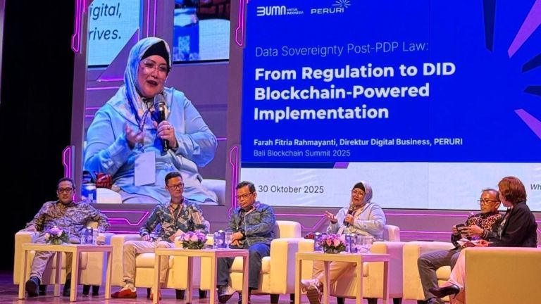 PERURI Dorong Kedaulatan Data dan Kepercayaan Digital di Bali Blockchain Summit 2025