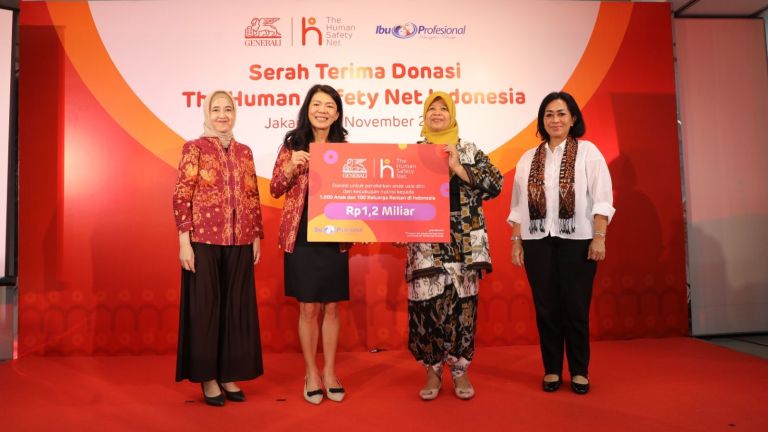 Wujudkan Masa Depan Anak, Generali Indonesia Donasi Rp1,2 Miliar Melalui THSN
