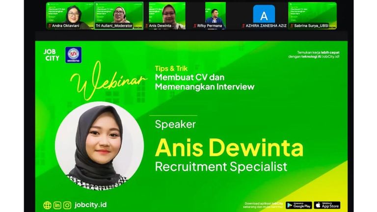 JobCity.id dan BSI Career Center Hadirkan Webinar Strategi Rekrutmen