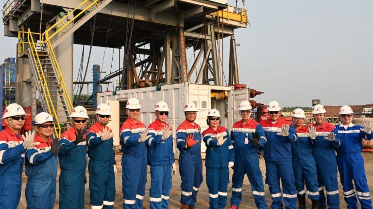 Top! Pertamina Drilling Torehkan Kinerja Gemilang, Rig PDSI#15.3 Temukan Minyak dan Gas